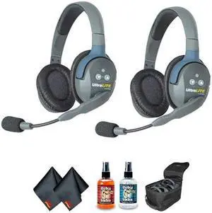 Eartec UL2D UltraLITE 2-Person Headset System (USA) Bundle 1