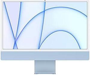 Apple iMac (24-inch, Apple M1 chip with 8-Core CPU and 7-core GPU, 8GB RAM, 256GB) - Blue