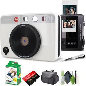 Leica Sofort 2 Hybrid Instant and Digital Camera + Instant Film 20 Sheets White