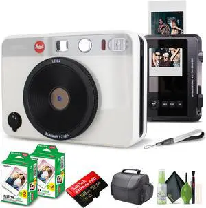 Leica Sofort 2 Hybrid Instant and Digital Camera + Instant Film 40 Sheets White
