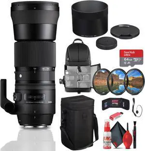 Sigma 150-600mm F5-6.3 DG Contemporary Nikon Mount Bundle