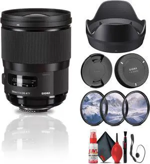 Sigma 30mm f/1.4 DC HSM Art Lens for Nikon Bundle