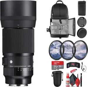 Sigma 105mm f/2.8 DG DN Macro Art Lens for Sony E Bundle