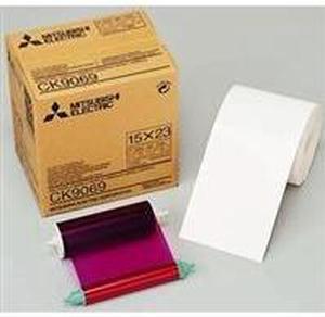 Mitsubishi 6" Wide Paper Roll & Inksheet for 270 Photos, Size: 6x9", for some CP Series Dye Sublimation Thermal Printers