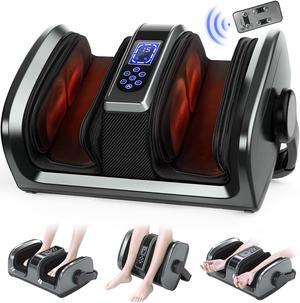 TISSCARE Foot Massager - Shiatsu Foot Massager with Heat for Neuropathy and Plantar Fasciitis - Feet Massager for Circulation and Pain Relief