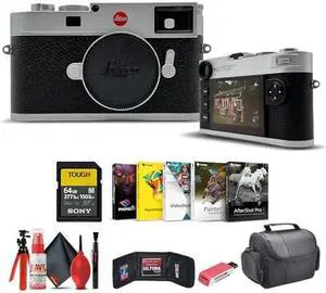 Leica M11 Rangefinder Camera (Silver) (20201) + 64GB Memory Card + Corel Photo Software +