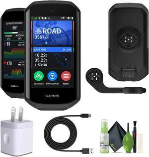 Garmin Edge 1050, Premium Cycling Computer Bundle
