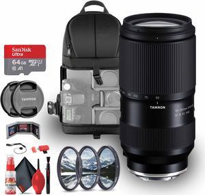Tamron 50-300mm f/4.5-6.3 Di III VC VXD Lens for Sony E Bundle with Accessories