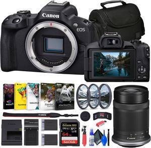 Canon EOS R50 Mirrorless Camera + 64GB Card + Bag + Charger + Battery + More