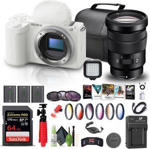 Sony Alpha ZV-E10 II Mirrorless Camera + Sony 18-105mm Lens + 64GB Memory Card + More