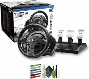 Thrustmaster T300RS Force Feedback GT Racing Wheel (PS5, PS5 Pro, PS4 & PC) Bundle With Gaming Headset + More