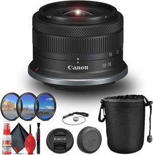 Canon RF-S 10-18mm f/4.5-6.3 IS STM Lens (Canon RF) Bundle