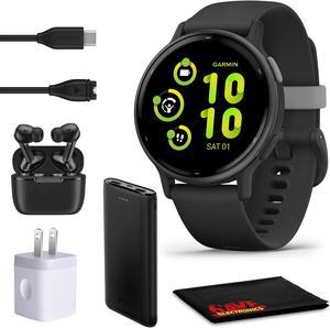 Garmin Vivoactive 5 Fitness Tracker Smart Watch For Men and Women - Black Case