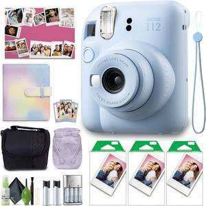 FUJIFILM INSTAX MINI 12 Instant Film Holiday Camera Blue  60 Instant Film