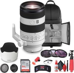 Sony FE 70-200mm f/4 Macro G OSS II Full-Frame Compact Telephoto Zoom Lens - Bundle