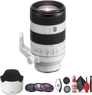 Sony FE 70-200mm f/4 Macro G OSS II Full-Frame Compact Telephoto Zoom Lens - Bundle