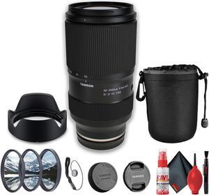 Tamron 50-300mm f/4.5-6.3 Di III VC VXD Lens For (Sony E) Mirrorless Cameras - Bundle