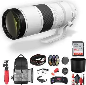 Canon RF 200-800mm f/6.3-9 IS USM Super-telephoto Zoom Lens (Canon RF) Bundle