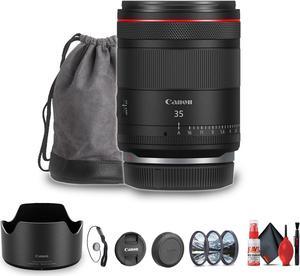 Canon RF 35mm f/1.4 L VCM Lens (6710C002) + Filter Kit + Cap Keeper + More - Bundle