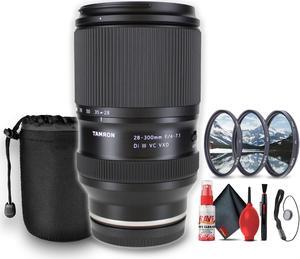 Tamron 28-300mm f/4-7.1 Di III VC VXD Lens for Sony E Bundle