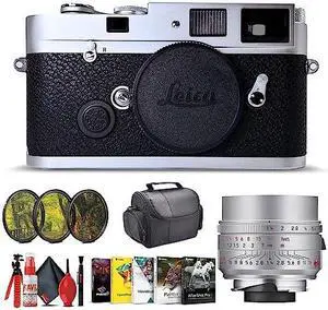 Leica MP 0.72 Rangefinder Camera (Silver) + Leica 35mm f/1.4 Lens + Filter Kit + More