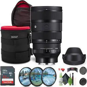 Sigma 28-45mm f/1.8 DG DN Art Lens (Sony E) + Bundle