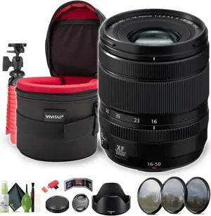 FUJIFILM XF 16-50mm f/2.8-4.8 R LM WR Lens + Bundle