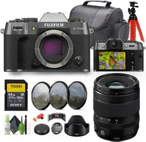 FUJIFILM XF 16-50mm f/2.8-4.8 R LM WR Lens + FUJIFILM X-T50 Body - Charcoal