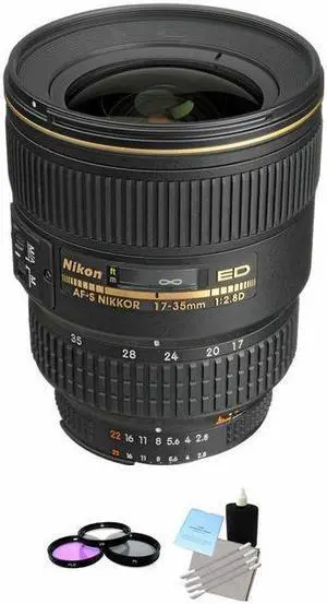 Nikon Zoom-Nikkor 17-35mm F/2.8 AF-S D IF ED Lens + UV Kit  & Cleaning Kit