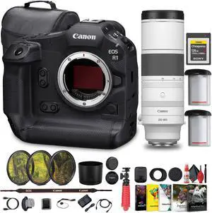 Canon EOS R1 Mirrorless Camera - 24MP, Full-Frame Stacked BSI CMOS Sensor Bundle