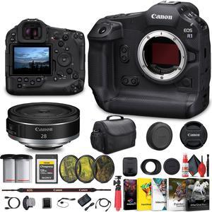 Canon EOS R1 Mirrorless Camera - 24MP, Full-Frame Stacked BSI CMOS Sensor Bundle