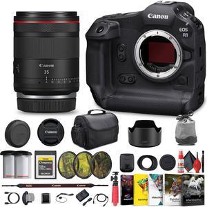 Canon EOS R1 Mirrorless Camera - 24MP, Full-Frame Stacked BSI CMOS Sensor Bundle