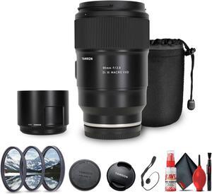 Tamron 90mm f/2.8 Di III VXD Macro Lens for Sony E Bundle with Acccessories
