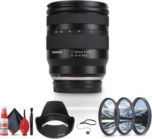 Tamron 11-20mm f/2.8 Di III-A RXD Lens (FUJIFILM X) + Lens Filter Kit + More