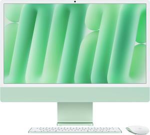 Apple 2024 iMac All-in-One Desktop Computer with M4 chip with 8-core CPU and 8-core GPU: Built for Apple Intelligence, 24-inch Retina Display, 16GB Unified Memory, 256GB SSD Storage; Green