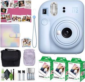 FUJIFILM INSTAX MINI 12 Instant Film Holiday Camera- Blue + 60 Instant Film
