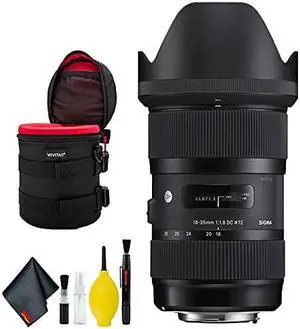 Sigma 18-35mm f/1.8 DC HSM Art Lens for Canon EF Deluxe Kit