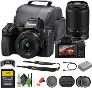 Nikon Z50II Mirrorless Digital Camera with 16-50mm & 50-250mm Lenses Bundle