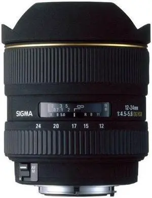 Sigma 12-24mm f/4.5-5.6 EX DG IF HSM Aspherical Ultra Wide Angle Zoom Lens for Pentax and Samsung SLR Cameras
