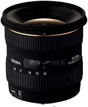 Sigma 10-20mm f/4-5.6 EX DC HSM Lens for Canon Digital SLR Cameras - International Version (No Warranty)