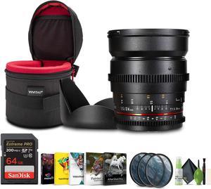Samyang Cine SYCV24M-NEX 24mm T1.5 Cine Wide Angle Lens for Sony NEX