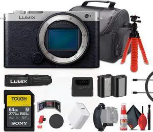 Panasonic Lumix S9 Mirrorless Camera (Silver) Bundle with Accessories