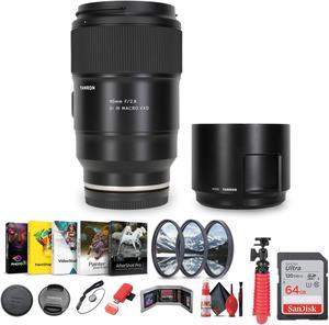 Tamron 90mm f/2.8 Di III VXD Macro Lens (Sony E) + Sling Backpack + More