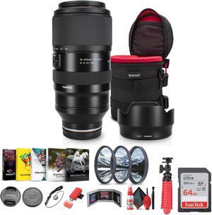 Tamron 50-400mm f/4.5-6.3 Di III VC VXD Lens (Sony E) + Sling Backpack + More