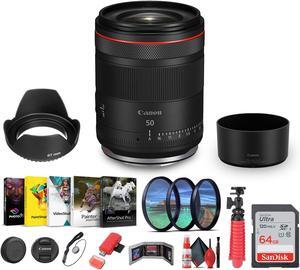 Canon RF 50mm f/1.4 L VCM Hybrid Lens (Canon RF) + Sling Backpack + More
