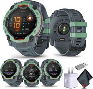 Garmin Instinct 3 50mm Smart Watch, 24 Days Battery Life Twilight