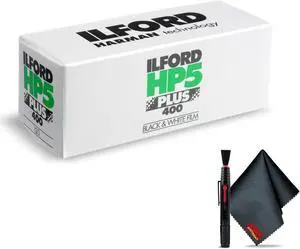 Ilford HP5 Plus B&W Negative Film ISO 400 (120 Roll Film) + Cleaning Kit