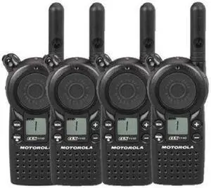 4 Pack of Motorola CLS1110 Two Way Radio Walkie Talkies (UHF)