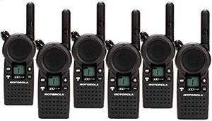 6 Pack of Motorola CLS1110 Two Way Radio Walkie Talkies