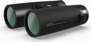 GPO German Precision Optics Passion ED 8x42mm Binoculars, Lightweight Binocular for Hunting, Wildlife Observation or Sports, Tripod Compatible, Charcoal Black Magnesium Micro-Bridge & Body (B340)